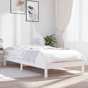 vidaXL Solid Wood Pine Bed Frame - 90x200 cm - Bed Type vidaXL Solid Wood Pine Bed Frame - 90x200 cm - Bed Type
