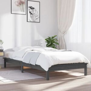 vidaXL Pine Bed Frame - 100x200 cm - Wooden Bedstead - Bed Base - Bed Type vidaXL Pine Bed Frame - 100x200 cm - Wooden Bedstead - Bed Base - Bed Type
