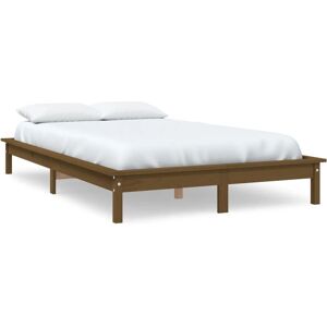 vidaXL 820579 Cadru de pat bed - Aspect rustic natural vidaXL 820579 Cadru de pat bed - Aspect rustic natural