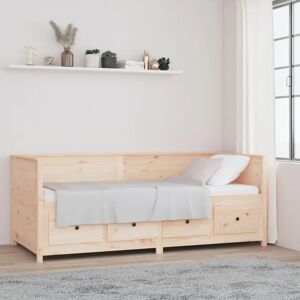 vidaXL Day Bed - Multifunctional Rustic Pine Wood - Guest Sofa Bed vidaXL Day Bed - Multifunctional Rustic Pine Wood - Guest Sofa Bed