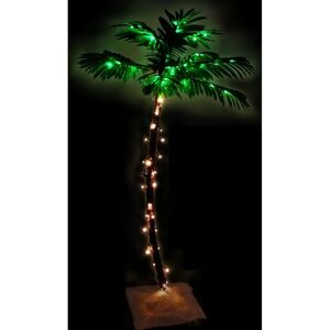 vidaXL LED Palm Tree Warm White - Artificial Outdoor Plant Decor vidaXL LED Palm Tree Warm White - Artificial Outdoor Plant Decor