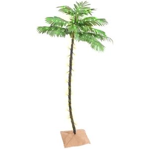 vidaXL Model: 96 LEDs Outdoor Artificial Palm Tree - Artificial Palm Tree vidaXL Model: 96 LEDs Outdoor Artificial Palm Tree - Artificial Palm Tree