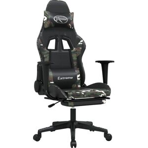 vidaXL Gaming-Stuhl mit Massagefunktion Tarnfarben - Schwarz vidaXL Gaming-Stuhl mit Massagefunktion Tarnfarben - Schwarz
