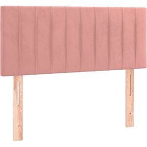 vidaXL Kopfteile 2 Stk. 90X5X78/88 Cm Samt Rosa vidaXL Kopfteile 2 Stk. 90X5X78/88 Cm Samt Rosa
