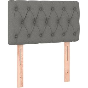 vidaXL Hovedgærde Mørkegrå - Stoff - Hovedgærde vidaXL Hovedgærde Mørkegrå - Stoff - Hovedgærde