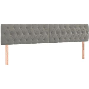 vidaXL Hovedgærde Lys Grå - Hovedgærde vidaXL Hovedgærde Lys Grå - Hovedgærde