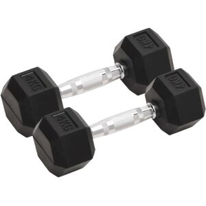 vidaXL Cast Iron Hex Dumbbell - 4kg vidaXL Cast Iron Hex Dumbbell - 4kg