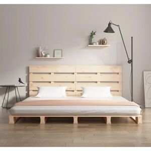 vidaXL Bed Frame 160x200 cm Solid Pine - Bedstead Wooden Base vidaXL Bed Frame 160x200 cm Solid Pine - Bedstead Wooden Base