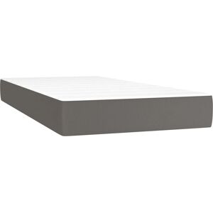 Matelas VidaXL 347706 - Ressorts ensachés, 90x190 cm, Gris Matelas VidaXL 347706 - Ressorts ensachés, 90x190 cm, Gris