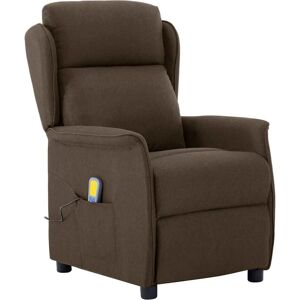 Vidaxl Brown Massage Recliner - Massage Recliner Chair Vidaxl Brown Massage Recliner - Massage Recliner Chair
