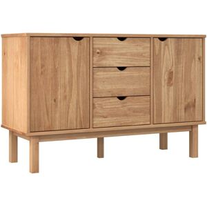 vidaXL Awo74023 Brauner Massivholz-Kiefer Sideboard - Sideboard vidaXL Awo74023 Brauner Massivholz-Kiefer Sideboard - Sideboard