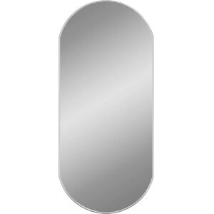 vidaXL Silber Oval Wandspiegel 90x40 cm - Wandspiegel vidaXL Silber Oval Wandspiegel 90x40 cm - Wandspiegel
