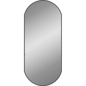 vidaXL Black Oval Wall Mirror 80x35 cm - Wall Mirror vidaXL Black Oval Wall Mirror 80x35 cm - Wall Mirror
