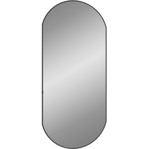 vidaXL 90x40 cm Oval Wall Mirror - Black vidaXL 90x40 cm Oval Wall Mirror - Black