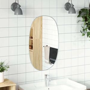vidaXL Wall Mirror Silver 70x45 cm - Wall Mirror vidaXL Wall Mirror Silver 70x45 cm - Wall Mirror