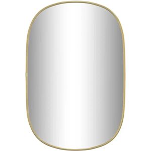 vidaXL Gold Wall Mirror 60x40 cm - Wall Mirror vidaXL Gold Wall Mirror 60x40 cm - Wall Mirror