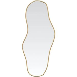 vidaXL Gouden Wandspiegel 70x30 cm Badkamer Hal vidaXL Gouden Wandspiegel 70x30 cm Badkamer Hal