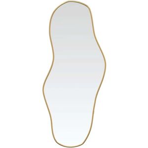 vidaXL Gold Wall Mirror 90x40 cm Bathroom Hall Vanity - Wall Mirror vidaXL Gold Wall Mirror 90x40 cm Bathroom Hall Vanity - Wall Mirror