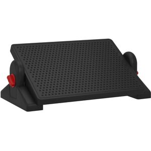 vidaXL Footrest Black Office Ottoman Small Footstool Tilt Angle Adjustable - Footrest vidaXL Footrest Black Office Ottoman Small Footstool Tilt Angle Adjustable - Footrest