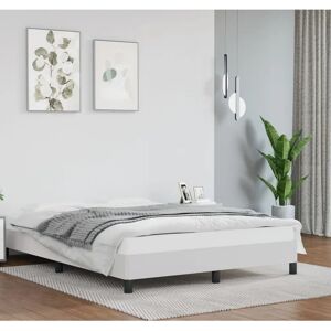 MAISONCHIC Weißes Kunstleder Bettgestell - 140x190 cm - Betttyp MAISONCHIC Weißes Kunstleder Bettgestell - 140x190 cm - Betttyp