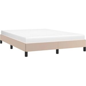 MAISONCHIC Struttura letto - Supporto con gambe - 140x200 cm - Marrone MAISONCHIC Struttura letto - Supporto con gambe - 140x200 cm - Marrone