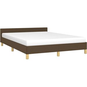 Maisonchic Struttura letto marrone scuro 140x190 - Letto Maisonchic Struttura letto marrone scuro 140x190 - Letto