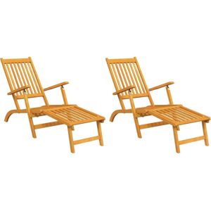 vidaXL 3120438 Outdoor Stuhl - Akazienholz - Verstellbar & Klappbar vidaXL 3120438 Outdoor Stuhl - Akazienholz - Verstellbar & Klappbar