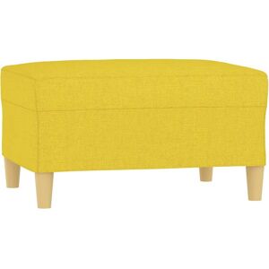 vidaXL Poef Galben Deschis - Ottoman vidaXL Poef Galben Deschis - Ottoman