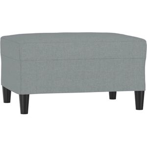 vidaXL Taburet din Țesătură Gri Deschis - Taburet vidaXL Taburet din Țesătură Gri Deschis - Taburet