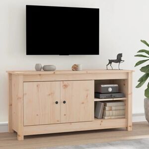 vidaXL TV Cabinet Pine Wood Modern Storage 103x36.5x52 cm - TV Cabinet vidaXL TV Cabinet Pine Wood Modern Storage 103x36.5x52 cm - TV Cabinet