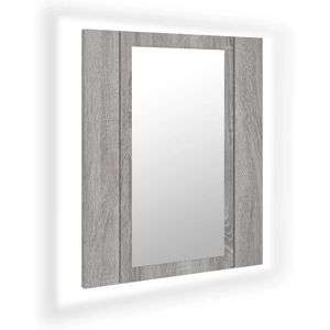 vidaXL LED Lustro Szafka Sonoma 40x12x45 cm Inżynierskie drewno - Wyposażenie łazienki vidaXL LED Lustro Szafka Sonoma 40x12x45 cm Inżynierskie drewno - Wyposażenie łazienki
