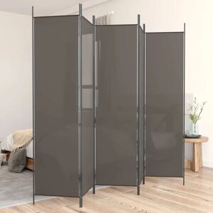 vidaXL 5-Panel Room Divider Anthracite - Room Divider vidaXL 5-Panel Room Divider Anthracite - Room Divider