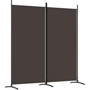 vidaXL 2-Panel Room Divider Brown - Room Divider vidaXL 2-Panel Room Divider Brown - Room Divider