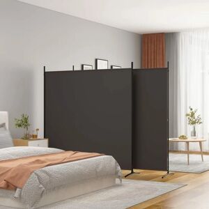 vidaXL Brown Room Divider 525x180cm - Room Wall Partition Screen Panel vidaXL Brown Room Divider 525x180cm - Room Wall Partition Screen Panel