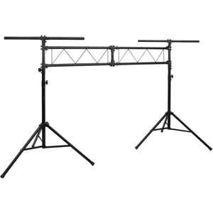 vidaXL Valaisinjalka musta teräs 180-300cm vidaXL Valaisinjalka musta teräs 180-300cm