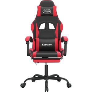 vidaXL Rote und Schwarze Gaming-Stuhl - Verstellbarer Drehstuhl vidaXL Rote und Schwarze Gaming-Stuhl - Verstellbarer Drehstuhl