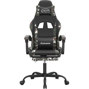 vidaXL Gaming Stuhl - Verstellbar und Drehbar - Schwarz Camouflage - Gaming Stuhl vidaXL Gaming Stuhl - Verstellbar und Drehbar - Schwarz Camouflage - Gaming Stuhl