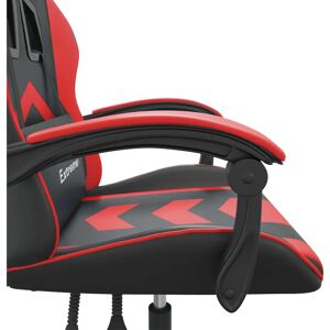 Vidaxl Gaming-Stuhl - Verstellbare Rückenlehne und Höhe - 360 Drehung - Schwarz und Rot Vidaxl Gaming-Stuhl - Verstellbare Rückenlehne und Höhe - 360 Drehung - Schwarz und Rot