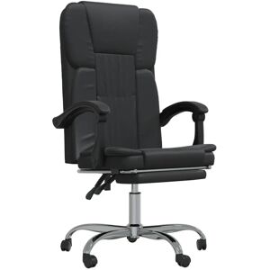 Silla de Oficina VidaXL - Ajustable, Negra - Silla de Oficina Silla de Oficina VidaXL - Ajustable, Negra - Silla de Oficina