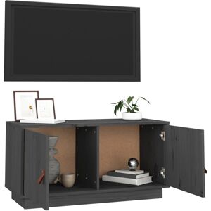 vidaXL Solid Wood Pine TV Cabinet - Rustic Media Unit vidaXL Solid Wood Pine TV Cabinet - Rustic Media Unit