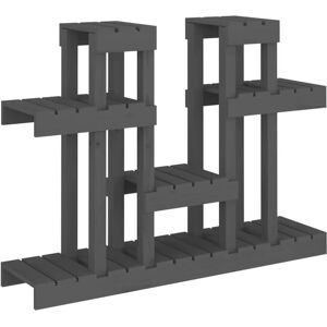 vidaXL Solid Pine Plant Stand - Rustic Natural Look vidaXL Solid Pine Plant Stand - Rustic Natural Look