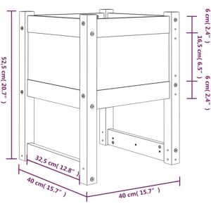 vidaXL Solid Pine Planter 40x40x52.5 cm - Planter vidaXL Solid Pine Planter 40x40x52.5 cm - Planter