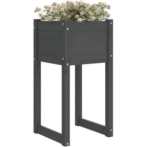 vidaXL 40x40x81 cm Solid Pine Planter - Garden Decor vidaXL 40x40x81 cm Solid Pine Planter - Garden Decor