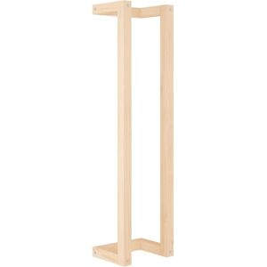vidaXL Solid Wood Pine Towel Rack - Bathroom Wall-Mounted Storage vidaXL Solid Wood Pine Towel Rack - Bathroom Wall-Mounted Storage