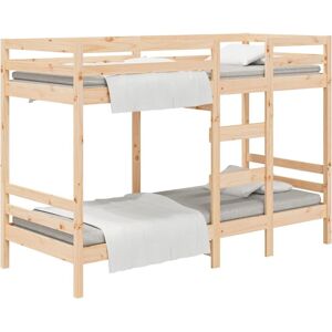 vidaXL Solid Wood Pine Bunk Bed Twin Sleeper Loft Bed - Bunk Bed vidaXL Solid Wood Pine Bunk Bed Twin Sleeper Loft Bed - Bunk Bed