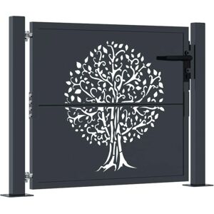 vidaXL Garden Gate Steel 105x105cm - Garden Gate vidaXL Garden Gate Steel 105x105cm - Garden Gate