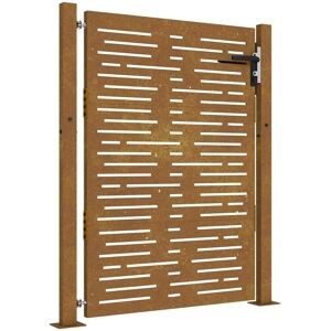 vidaXL Garden Gate Fence - Corten Steel Brown 105x155cm vidaXL Garden Gate Fence - Corten Steel Brown 105x155cm