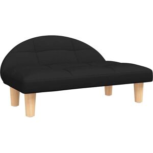 vidaXL Hundeseng sort 70x52x30 cm Stoff vidaXL Hundeseng sort 70x52x30 cm Stoff