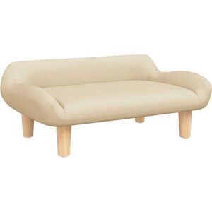 vidaXL - Hundebett - Creme - 70x40x24 cm vidaXL - Hundebett - Creme - 70x40x24 cm