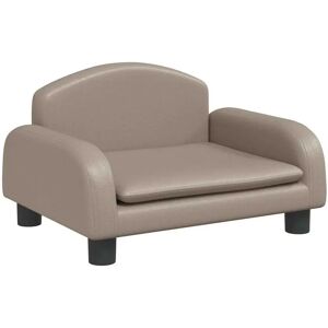 vidaXL Hundeseng Cappuccino-Brun - Lille hundeseng - Kunstlæder vidaXL Hundeseng Cappuccino-Brun - Lille hundeseng - Kunstlæder